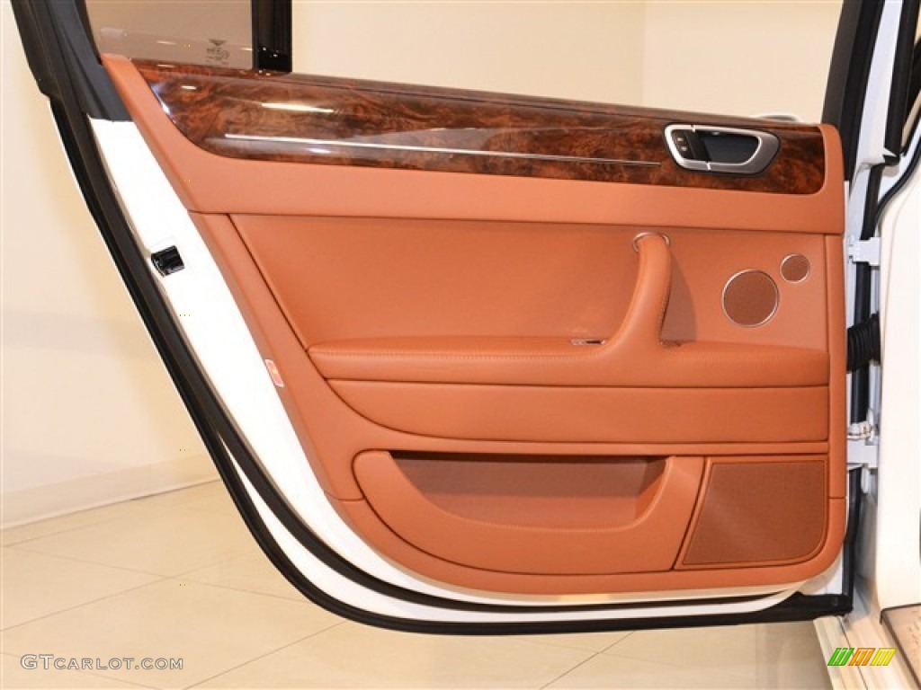 2010 Bentley Continental Flying Spur Standard Continental Flying Spur Model Saddle/Burnt Oak Door Panel Photo #55842902