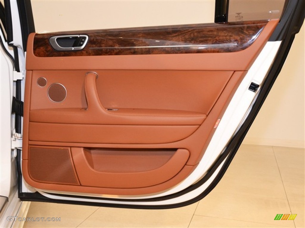 2010 Bentley Continental Flying Spur Standard Continental Flying Spur Model Saddle/Burnt Oak Door Panel Photo #55842908