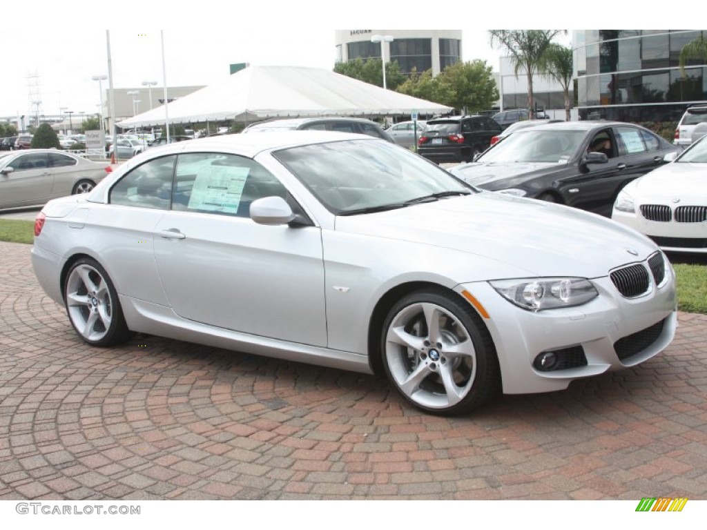 2012 3 Series 335i Convertible - Titanium Silver Metallic / Black photo #5