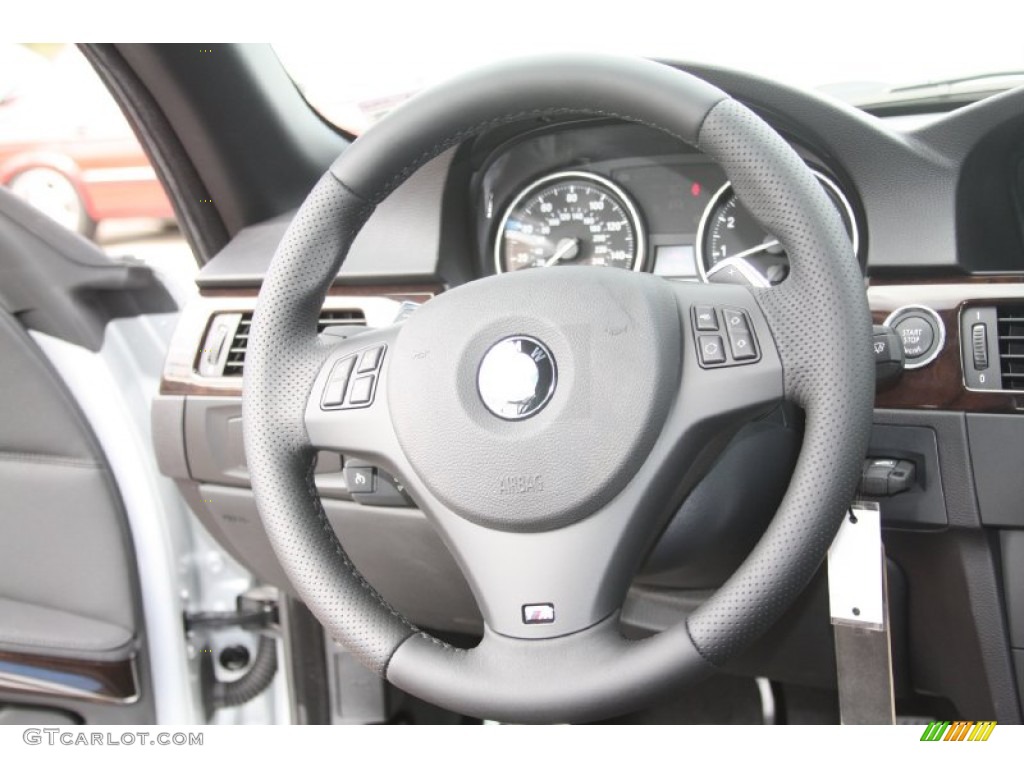 2012 3 Series 335i Convertible - Titanium Silver Metallic / Black photo #26