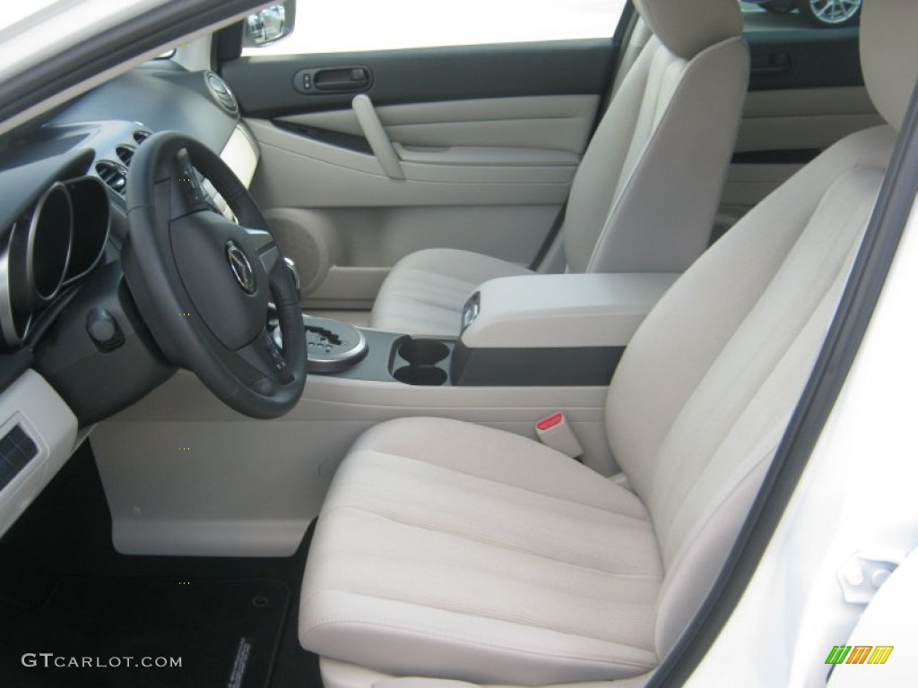 Sand Interior 2011 Mazda CX-7 i Sport Photo #55843976