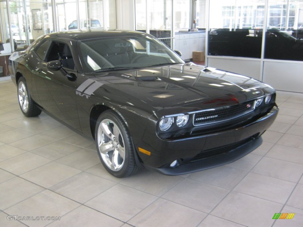 2012 Challenger R/T - Pitch Black / Dark Slate Gray photo #1