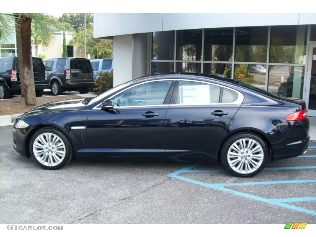 Azurite Blue Metallic 2012 Jaguar XF Portfolio Exterior Photo #55844603