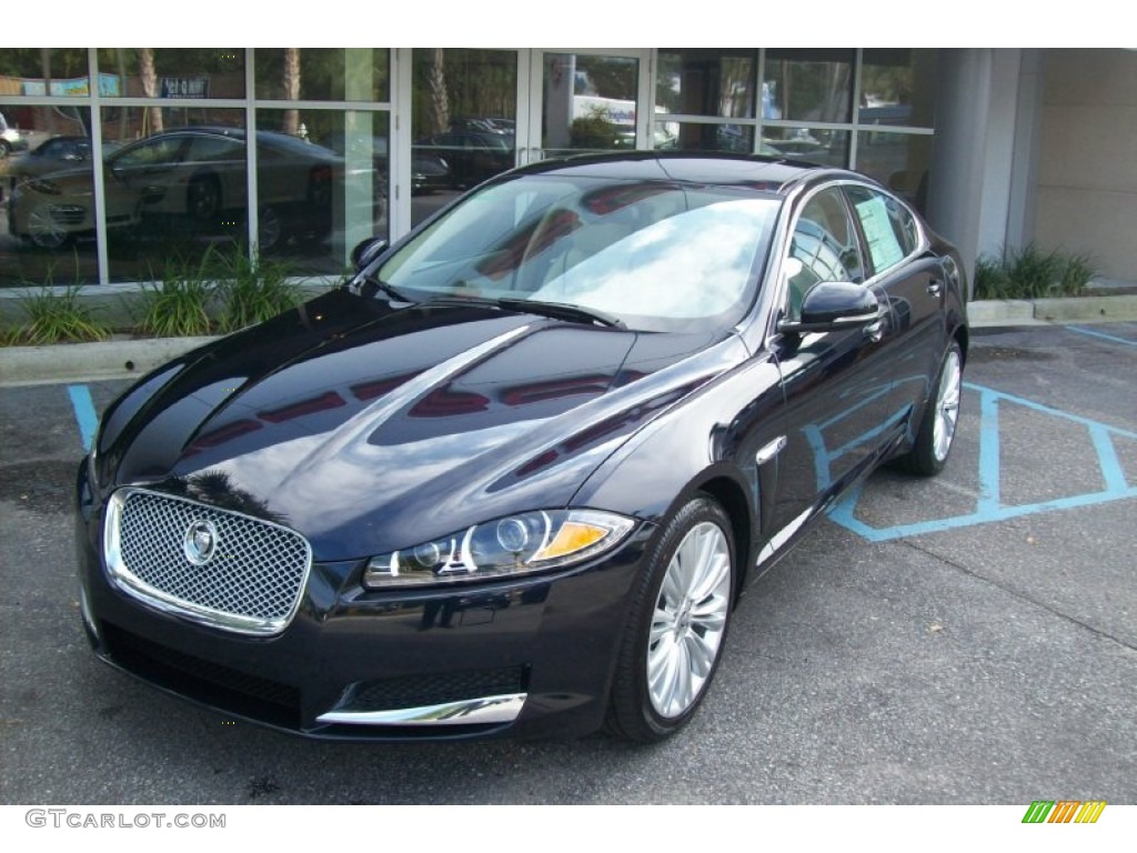 Azurite Blue Metallic 2012 Jaguar XF Portfolio Exterior Photo #55844606