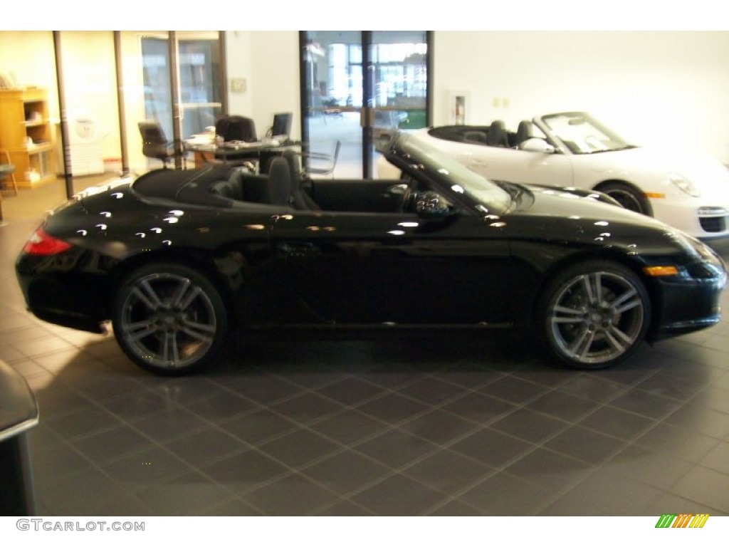2012 911 Black Edition Cabriolet - Black / Black photo #6