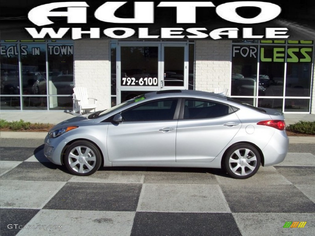 2012 Elantra Limited - Silver / Gray photo #1