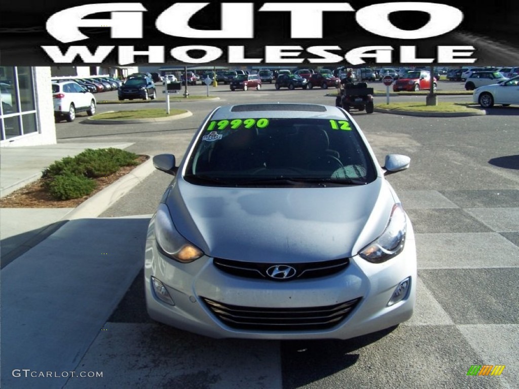 2012 Elantra Limited - Silver / Gray photo #2