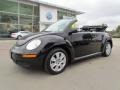 Black 2008 Volkswagen New Beetle S Convertible