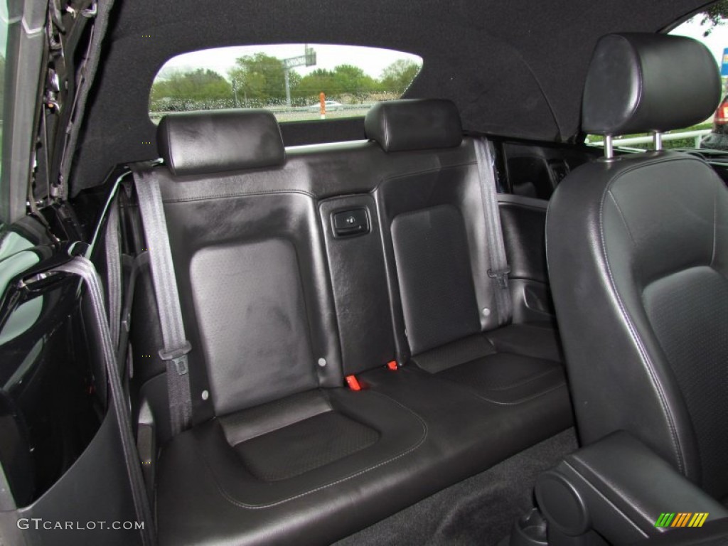 Black Interior 2008 Volkswagen New Beetle S Convertible Photo #55845041