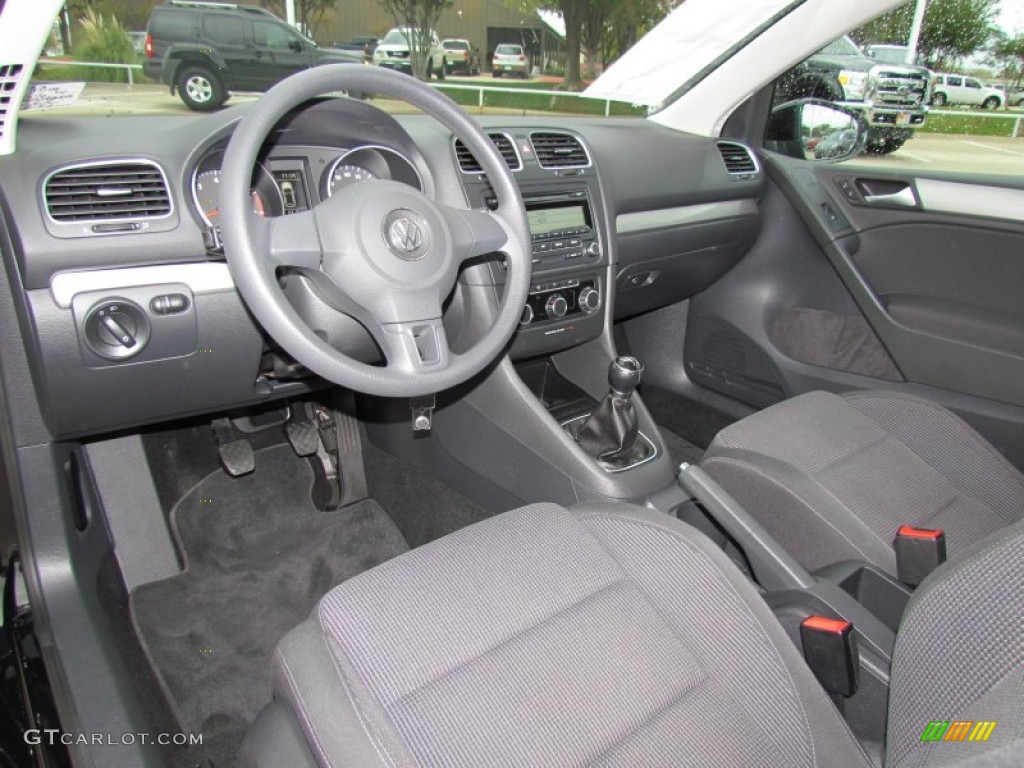 Titan Black Interior 2011 Volkswagen Golf 2 Door Photo #55845113