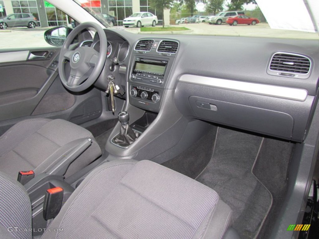 Titan Black Interior 2011 Volkswagen Golf 2 Door Photo #55845116