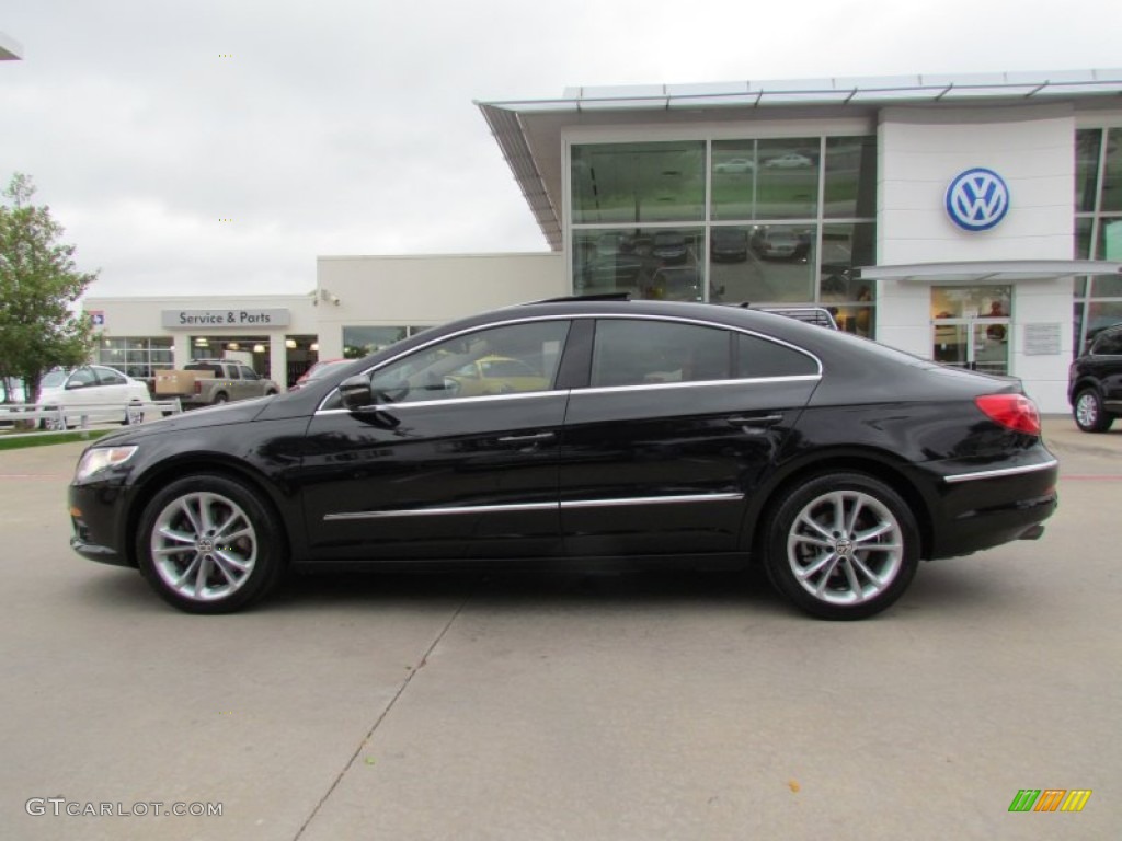 Deep Black Metallic 2010 Volkswagen CC Luxury Exterior Photo #55845203