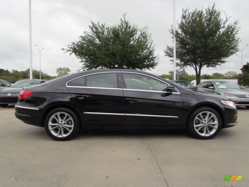 Deep Black Metallic 2010 Volkswagen CC Luxury Exterior Photo #55845215