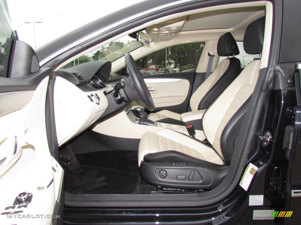 Cornsilk Beige Two Tone Interior 2010 Volkswagen CC Luxury Photo #55845224