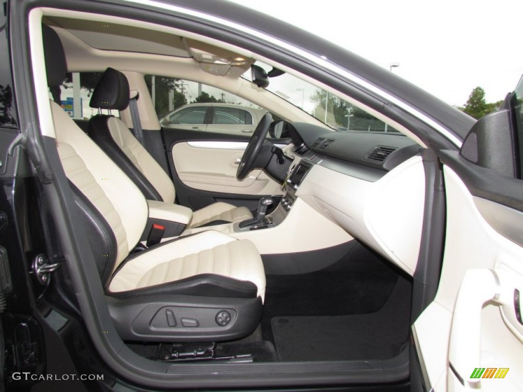 Cornsilk Beige Two Tone Interior 2010 Volkswagen CC Luxury Photo #55845227