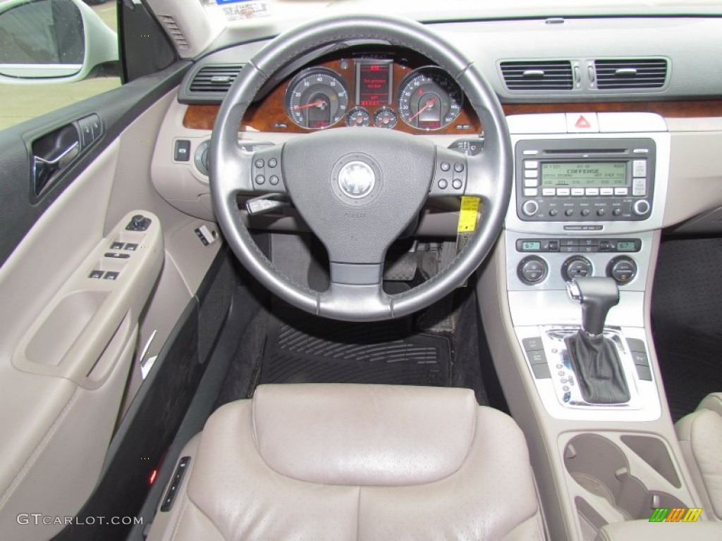 2008 Volkswagen Passat Lux Sedan Pure Beige Dashboard Photo #55845377
