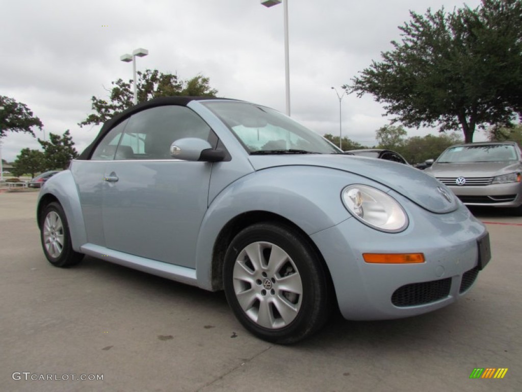 Heaven Blue Metallic 2010 Volkswagen New Beetle 2.5 Convertible Exterior Photo #55845419