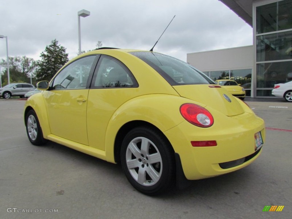 Sunflower Yellow 2007 Volkswagen New Beetle 2.5 Coupe Exterior Photo #55845608