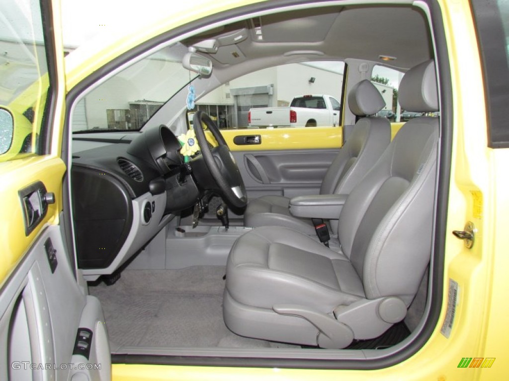 Grey Interior 2007 Volkswagen New Beetle 2.5 Coupe Photo #55845626