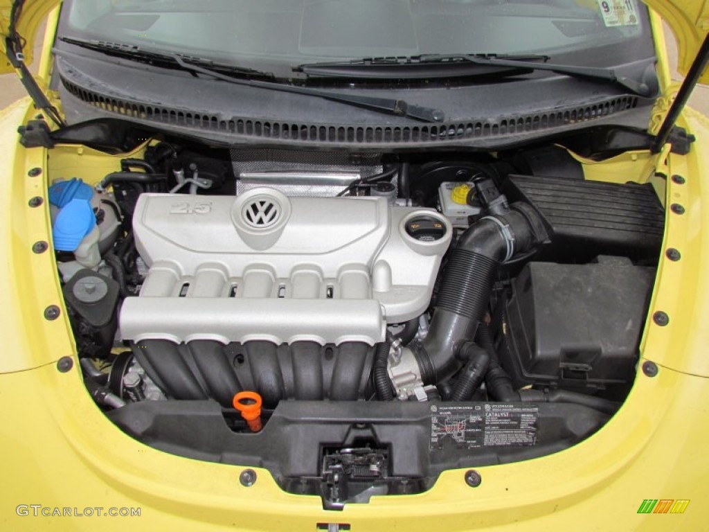 2007 Volkswagen New Beetle 2.5 Coupe 2.5 Liter DOHC 20 Valve 5 Cylinder Engine Photo #55845656