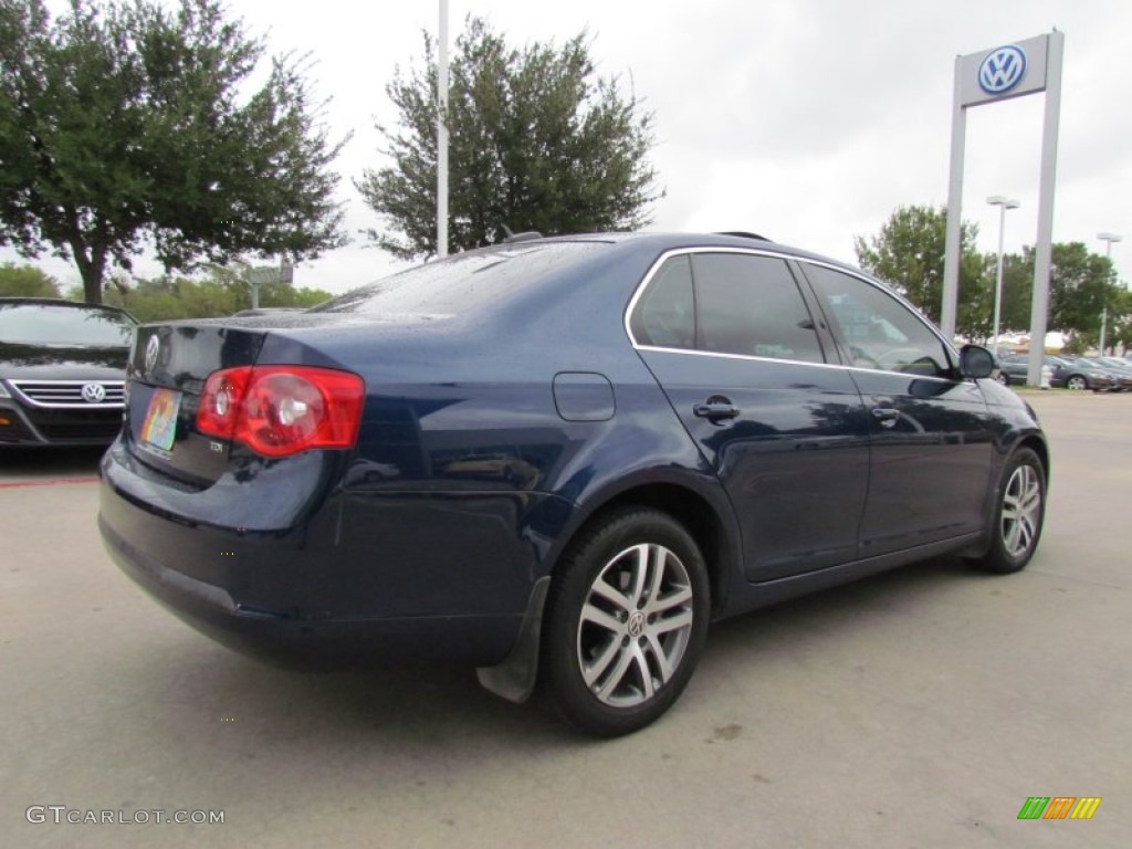 2006 Jetta TDI Sedan - Shadow Blue Metallic / Anthracite Black photo #5