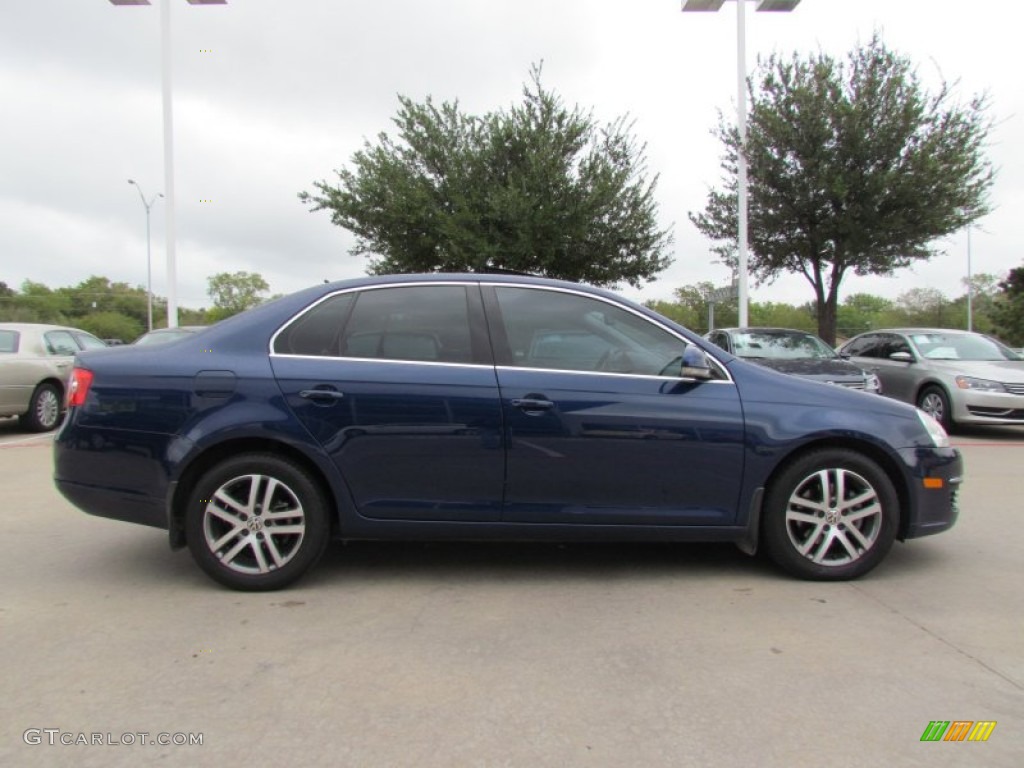 2006 Jetta TDI Sedan - Shadow Blue Metallic / Anthracite Black photo #6