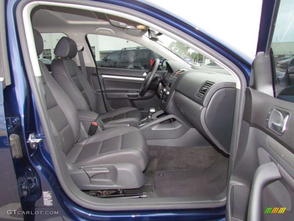 2006 Jetta TDI Sedan - Shadow Blue Metallic / Anthracite Black photo #10