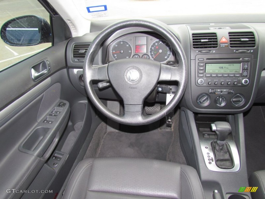 2006 Jetta TDI Sedan - Shadow Blue Metallic / Anthracite Black photo #15