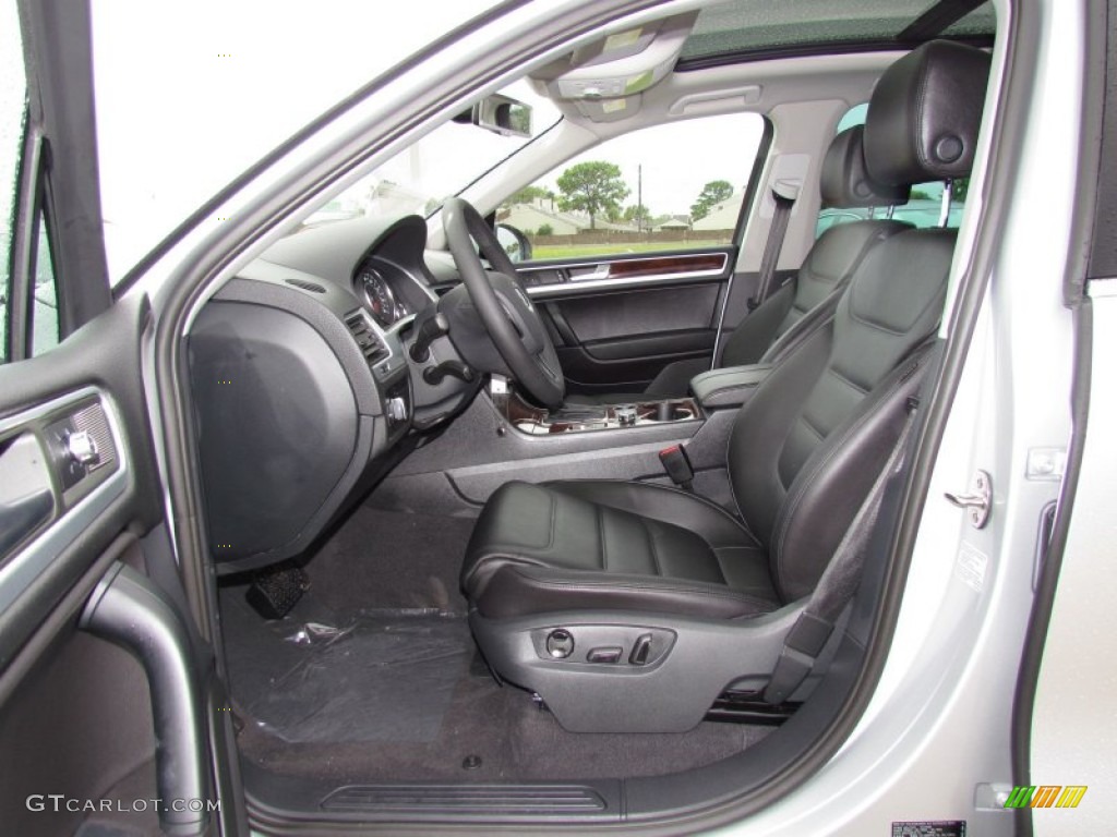 Black Anthracite Interior 2012 Volkswagen Touareg VR6 FSI Lux 4XMotion Photo #55846158