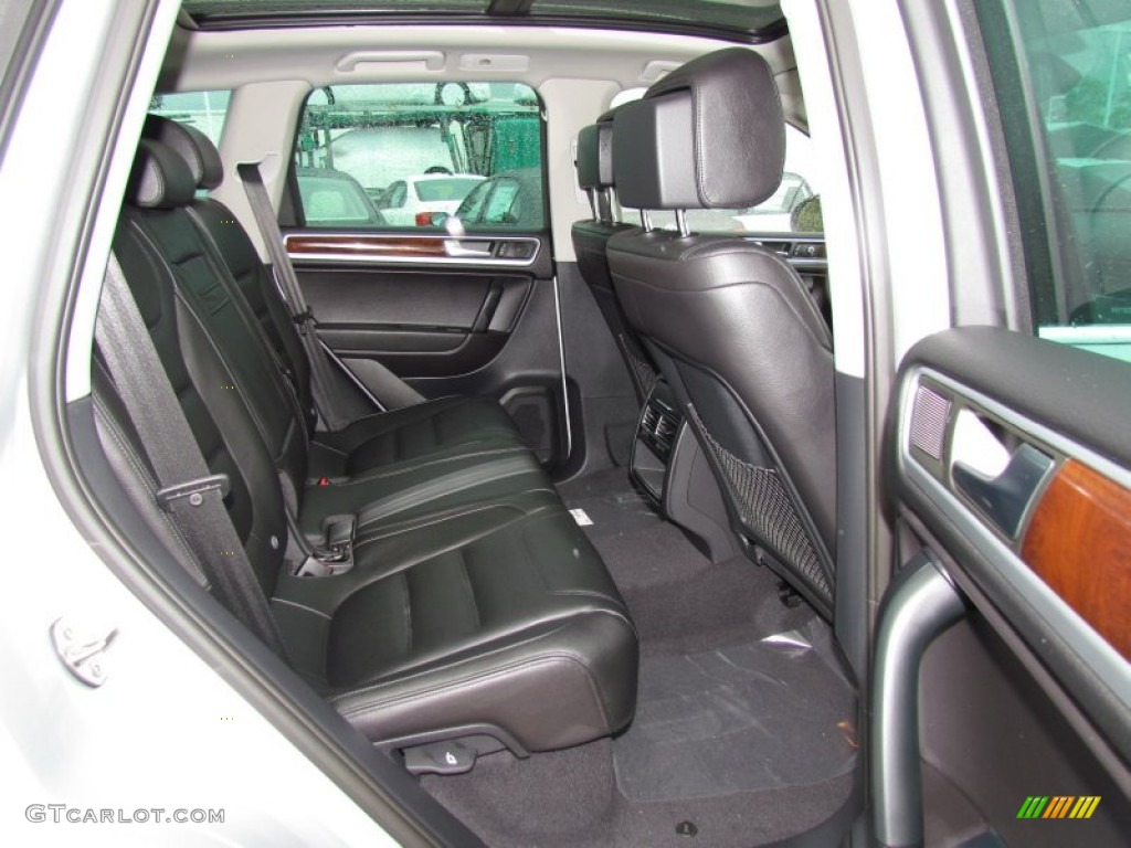 Black Anthracite Interior 2012 Volkswagen Touareg VR6 FSI Lux 4XMotion Photo #55846161