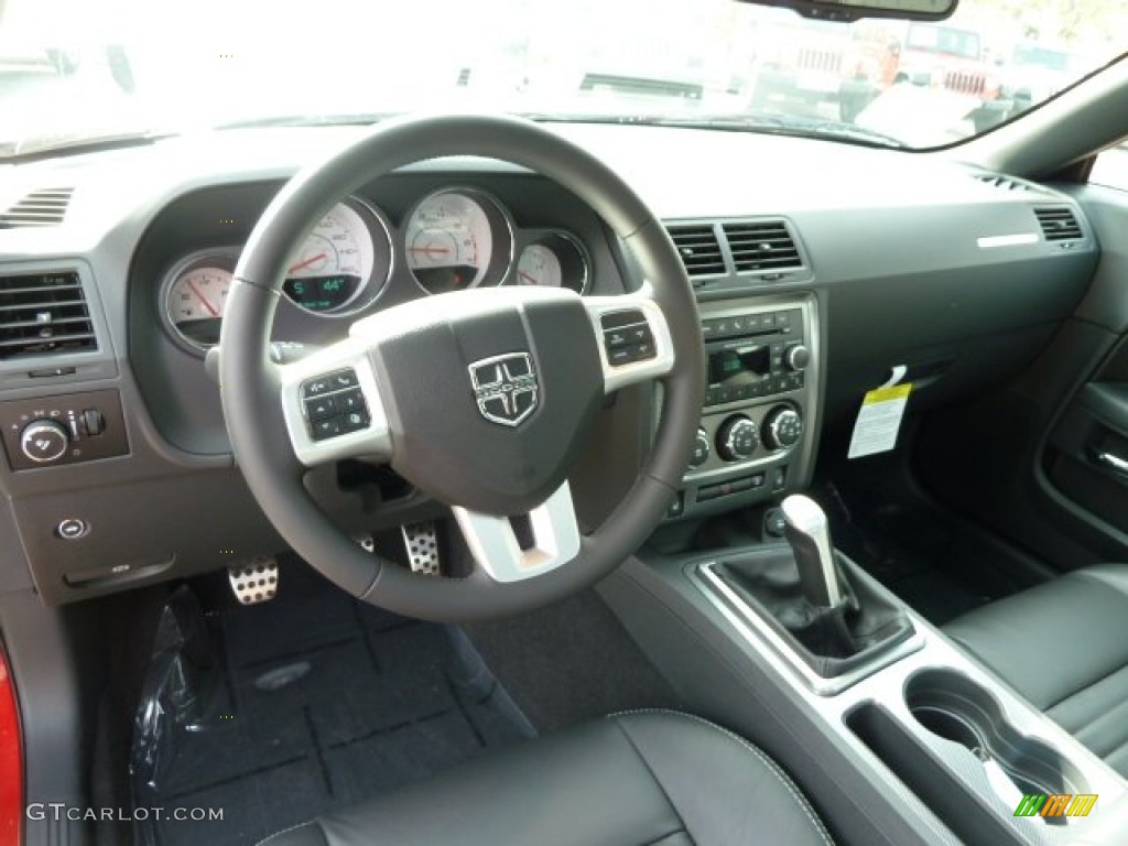 2012 Dodge Challenger R/T Classic Dark Slate Gray Dashboard Photo #55847191
