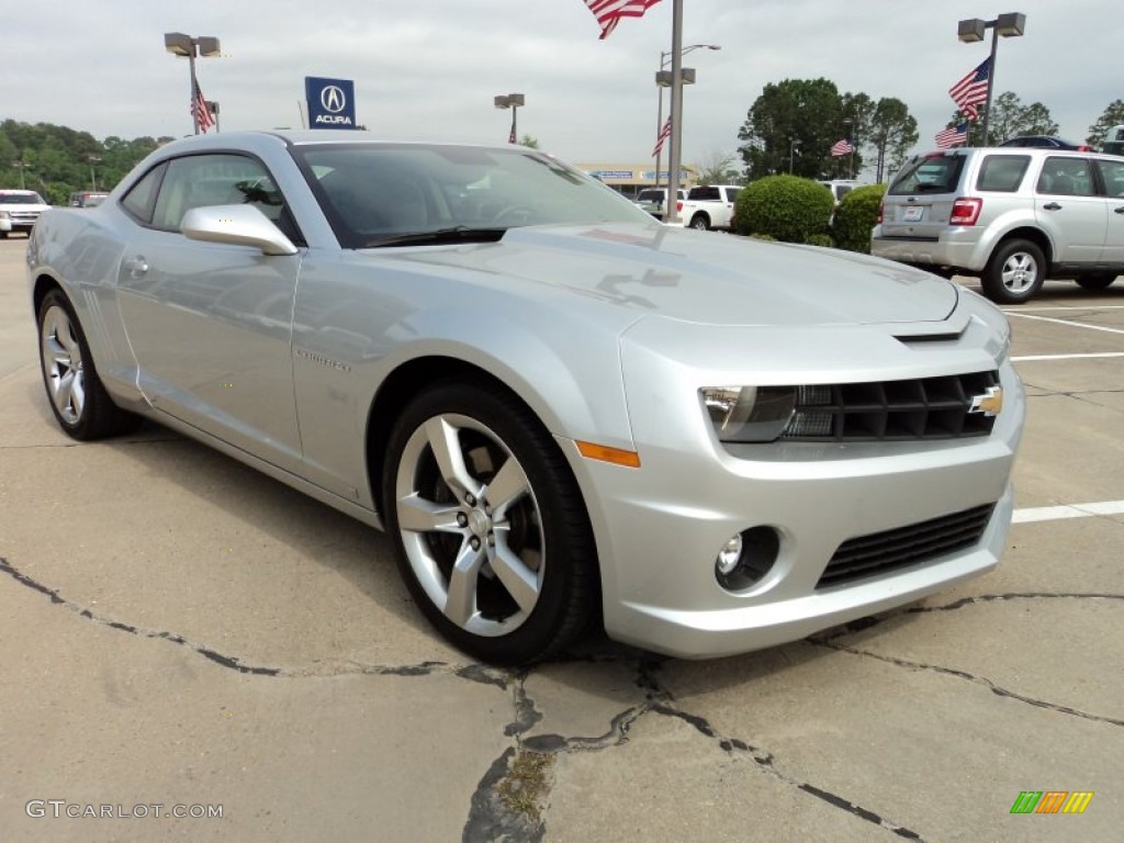 2010 Camaro SS Coupe - Silver Ice Metallic / Gray photo #2