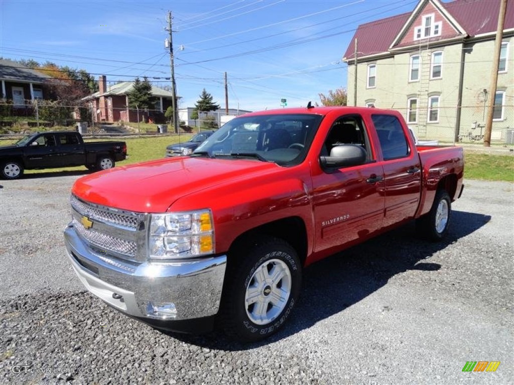 2012 Silverado 1500 LT Crew Cab 4x4 - Victory Red / Ebony photo #2