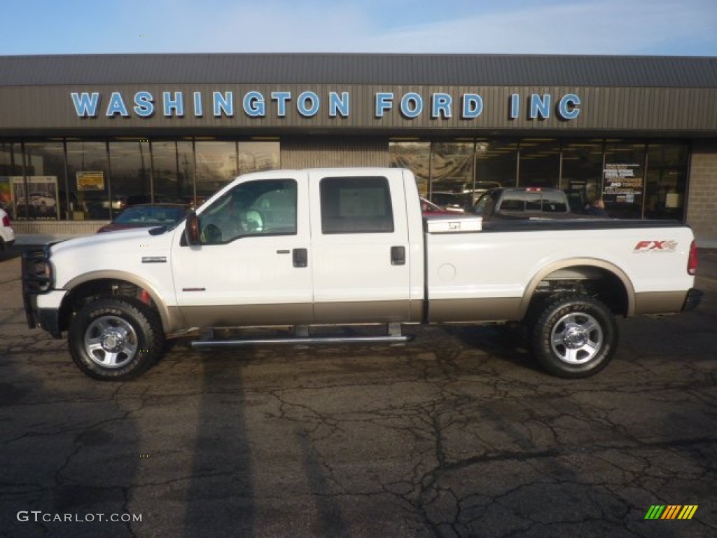 Oxford White Ford F350 Super Duty