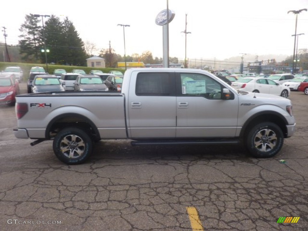 2011 F150 FX4 SuperCrew 4x4 - Ingot Silver Metallic / Black photo #5