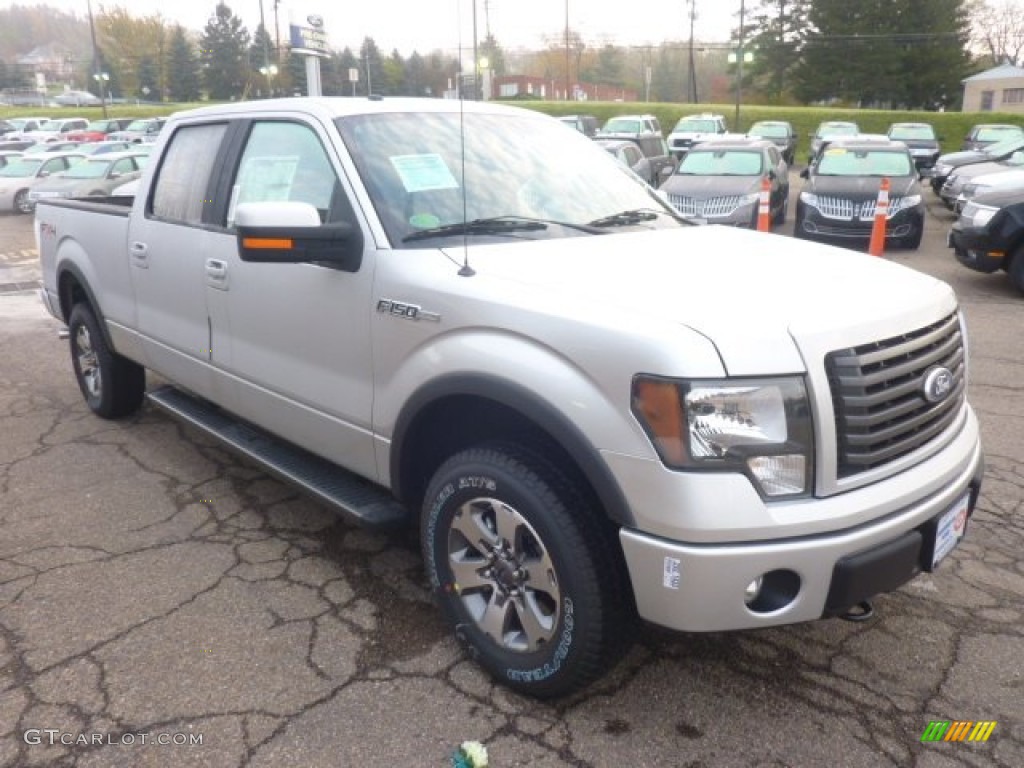 2011 F150 FX4 SuperCrew 4x4 - Ingot Silver Metallic / Black photo #6