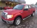 2011 Red Candy Metallic Ford F150 XLT SuperCab 4x4  photo #8
