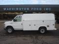 Oxford White 2011 Ford E Series Cutaway E350 Commercial Utility Truck