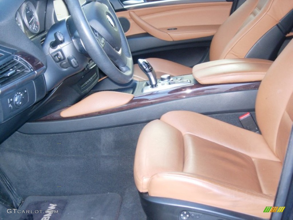 2009 X6 xDrive35i - Black Sapphire Metallic / Saddle Brown Nevada Leather photo #18