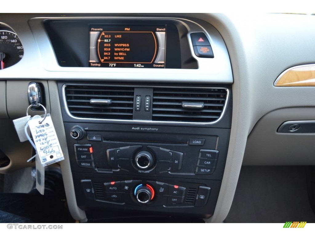 2009 A4 2.0T Premium quattro Sedan - Brilliant Black / Cardamom Beige photo #13