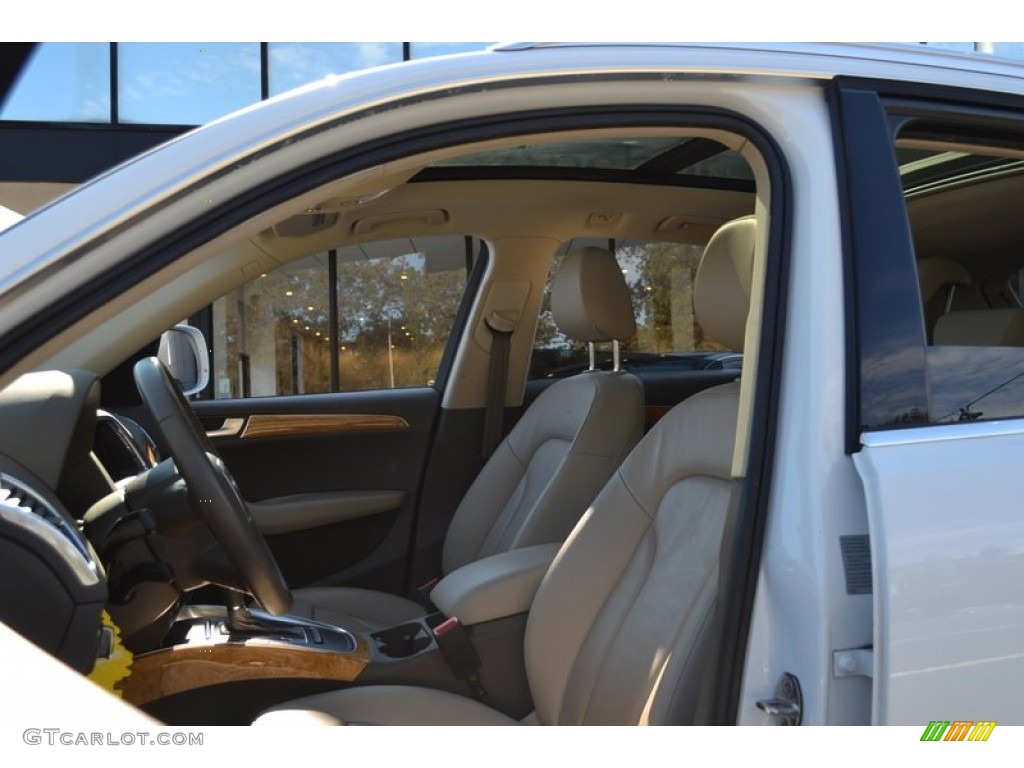 Cardamom Beige Interior 2009 Audi Q5 3.2 Premium quattro Photo #55852513