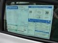 2012 Honda Civic EX Sedan Window Sticker