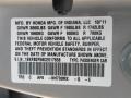 NH700MX: Alabaster Silver Metallic 2012 Honda Civic LX Sedan Color Code