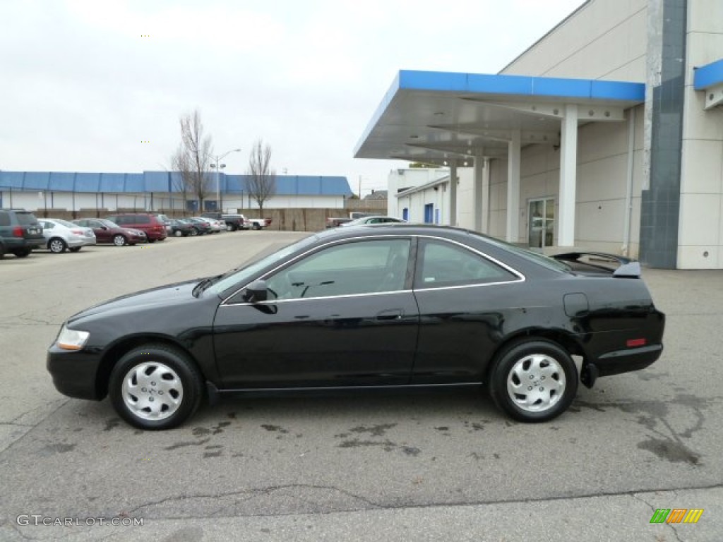 1999 Accord EX Coupe - Flamenco Black Pearl / Charcoal photo #2
