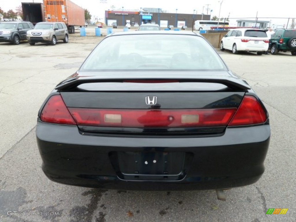1999 Accord EX Coupe - Flamenco Black Pearl / Charcoal photo #4