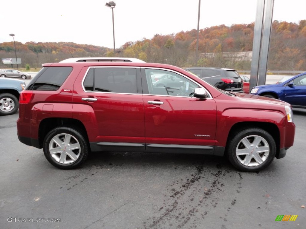 Merlot Jewel Metallic 2010 GMC Terrain SLT Exterior Photo #55853107