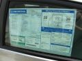 2012 Honda Civic LX Sedan Window Sticker