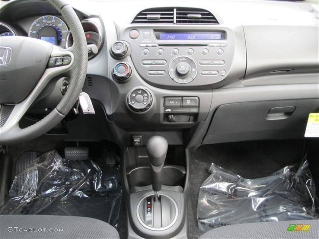 2012 Honda Fit Sport Black Dashboard Photo #55853365