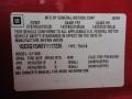Info Tag of 2000 Express G1500 Commercial