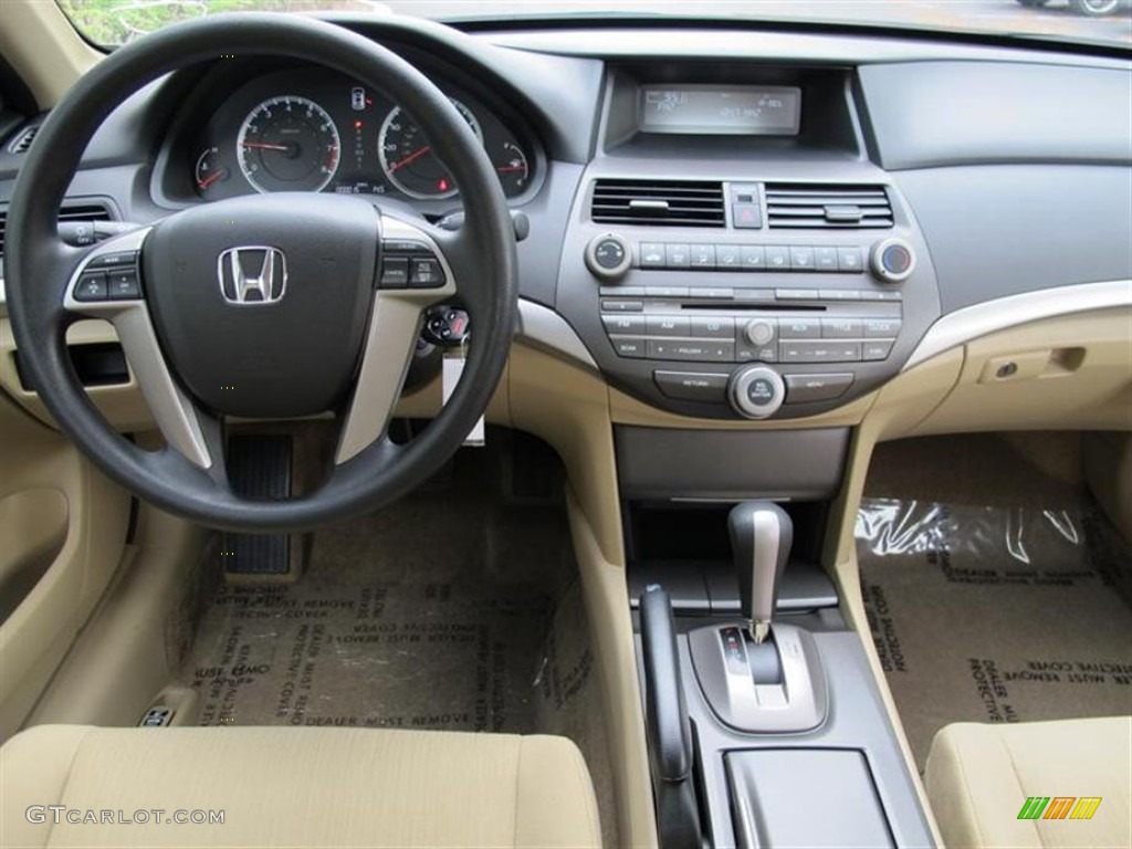 2012 Honda Accord LX Sedan Ivory Dashboard Photo #55853536